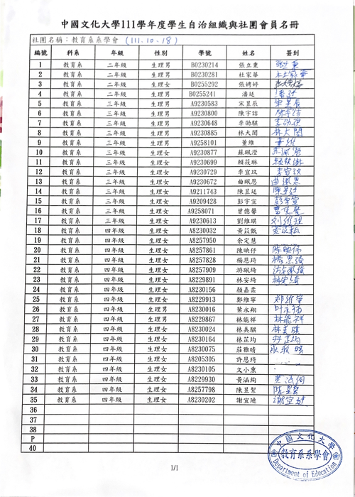 111-1期初簽到表